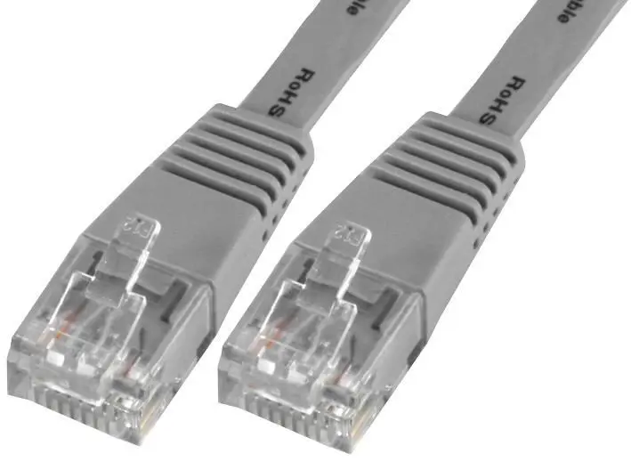 Pro Signal Cabo Ethernet Cat6 UTP Plano Cinzento, 1m