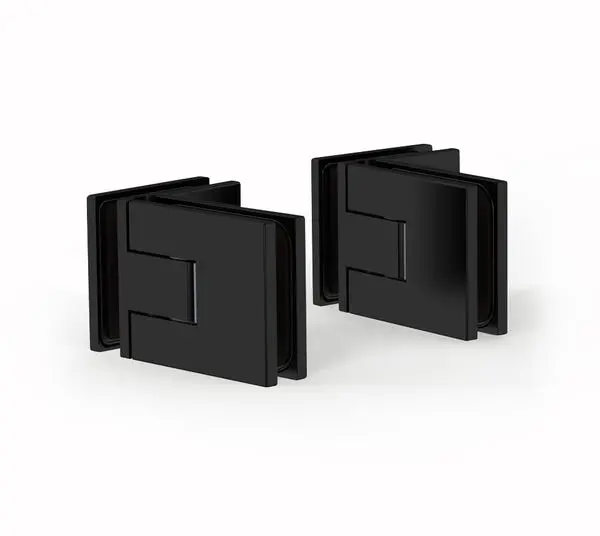 Bohle Zawias do drzwi prysznicowych Juna 90° - Czarny Mat