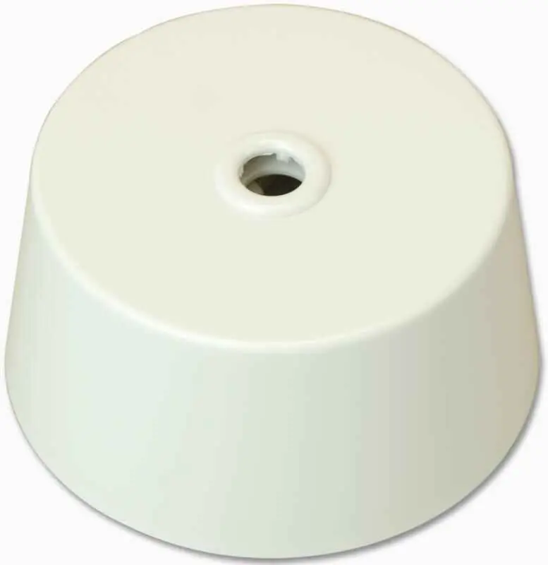 Crabtree 3-Pin LSC Ceiling Rose, White