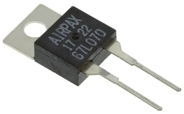 Airpax 6700 Series Thermal Switch, NC, 70°C