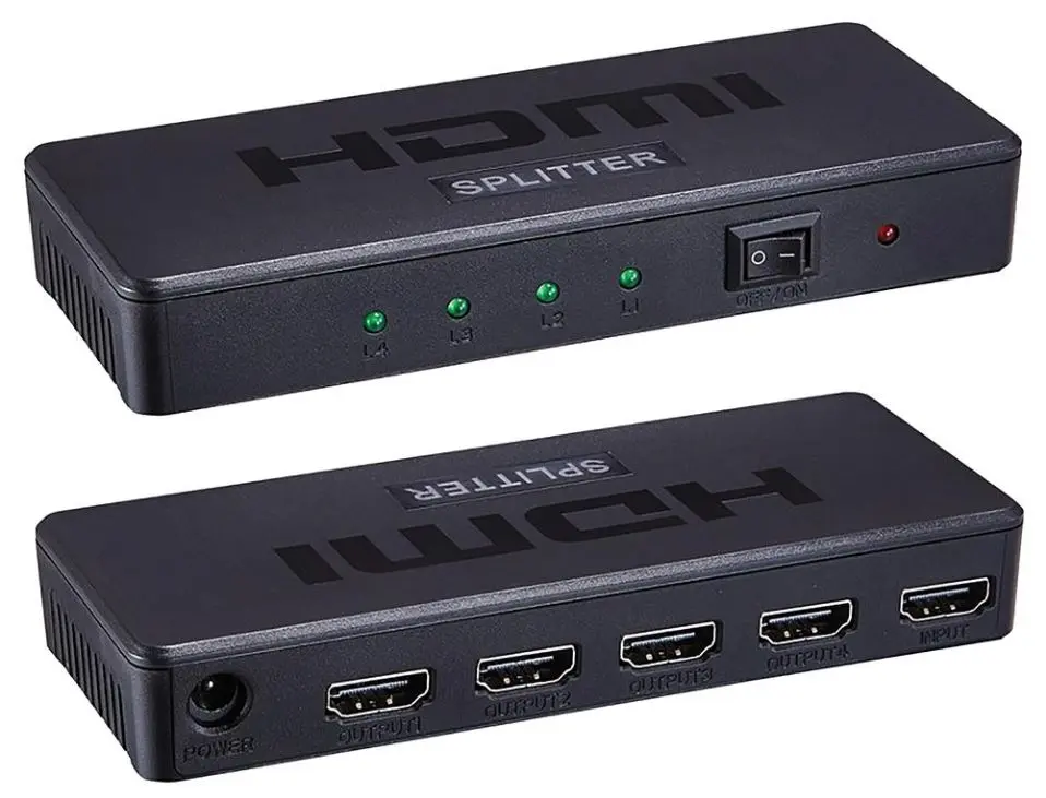 LMS DATA 4K UHD HDMI Rozbočovač 1x4 podpora HDCP 1.4