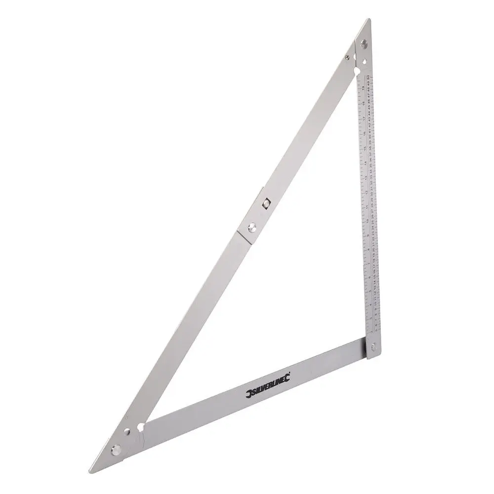 Silverline Folding Frame Square, Aluminium, 600mm