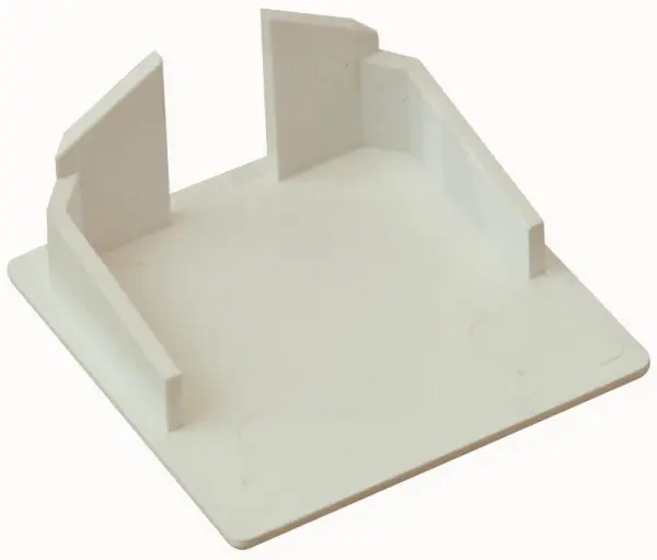 PRO POWER Cable Trunking End Cap - 50mm x 50mm