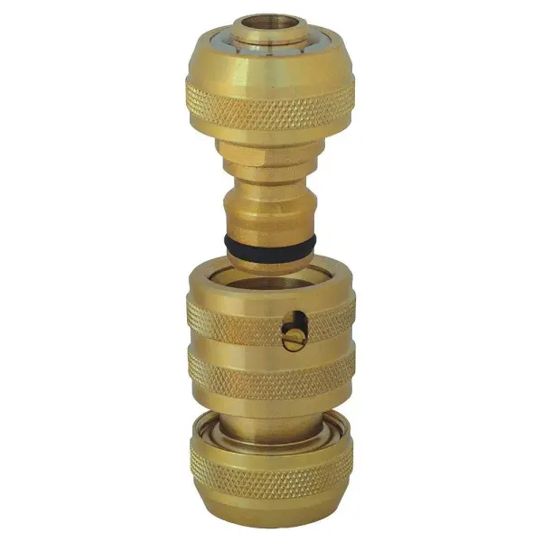 CK Tools Full Hose End Connector Set, Male & Female, 1/2 Inch, Brass
