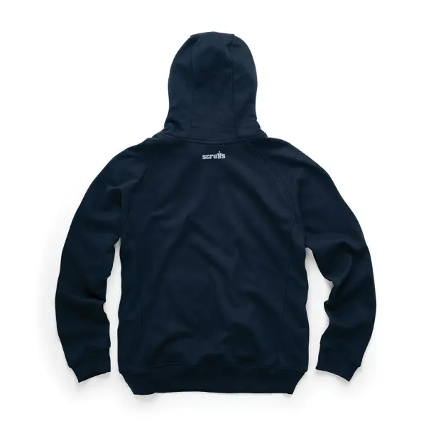 Scruffs Eco Worker Hoodie, Navy, Medium, Cotton-Rich