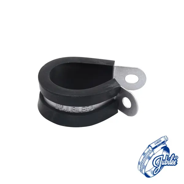 Jubilee P Clip, Mild Steel, Zinc Finish, 21mm (Pack of 20)