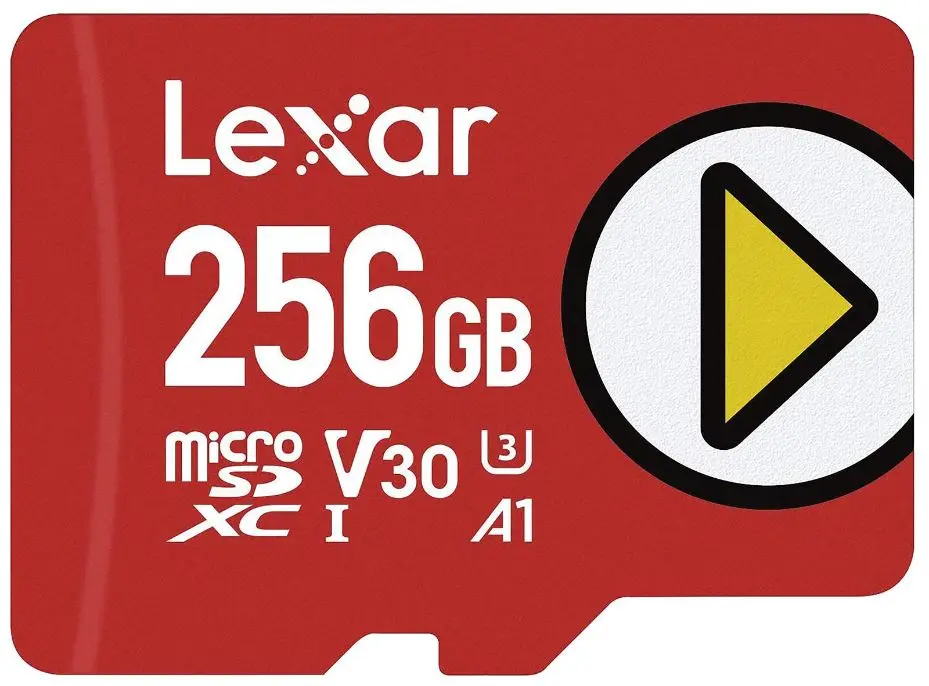 LEXAR כרטיס זיכרון MicroSDXC Play 256GB, Class 10 UHS-I U3, מהירות 150MB/s