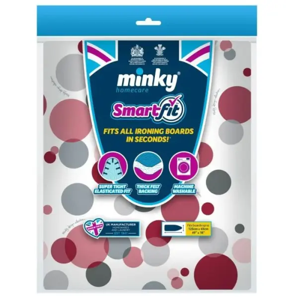 Minky Smart Fit Ironing Board Cover Standard 125 x 45 cm