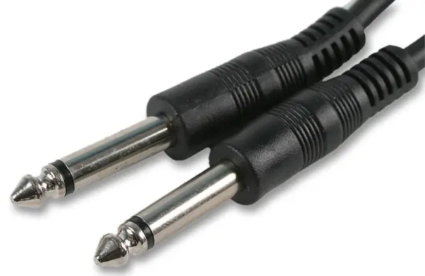 PRO SIGNAL - Kabel Jack Mono 6.35mm (1/4 inci) ke Jack, 1m Hitam