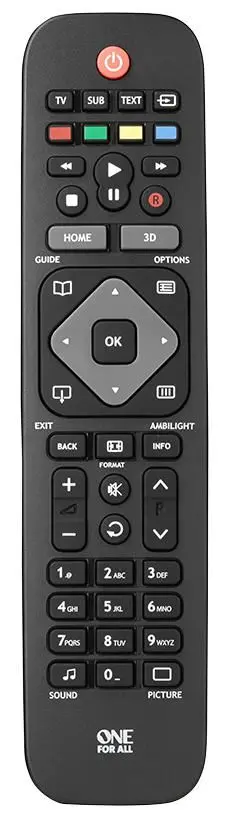ONE FOR ALL Universal Remote Control for Philips TVs