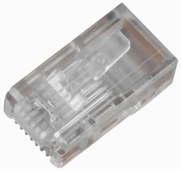 Stewart Connector 8P8C Plug Cat5, Neamhscagtha, Pacáiste 10
