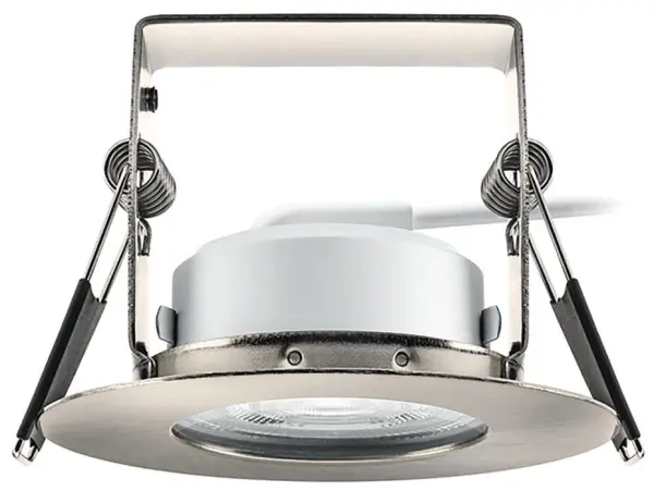 Integral LED Solas Síos Tarrthála Dóiteáin, IP65, 2700K, Nicil Saitin