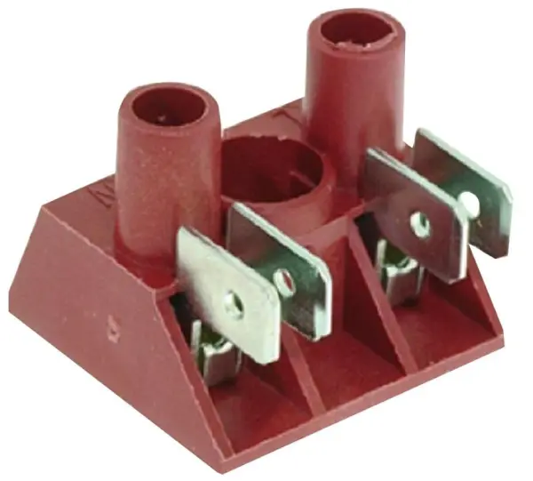 HYLEC 2Pólový šroubový svorkovnicový blok, 25A, 450V