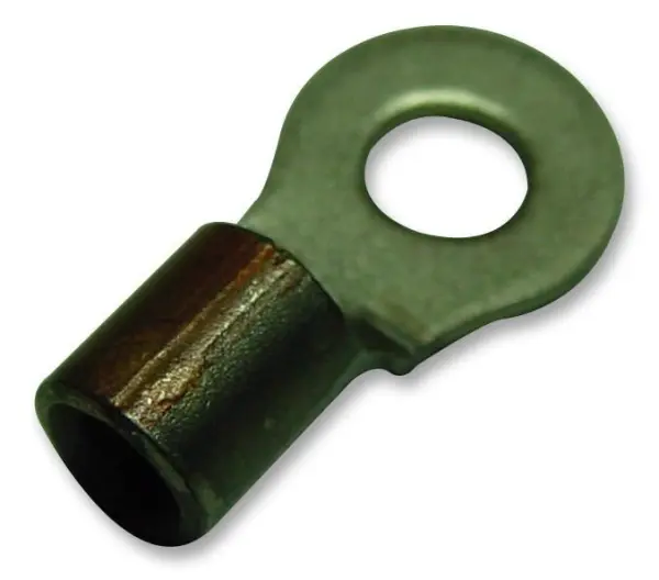 AMP TE Connectivity Ring Crimp Terminal, High Temperature, M4, 5 Pack