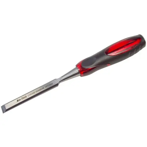 Amtech Wood Chisel With Soft Grip, 1/2 Inch (13mm)