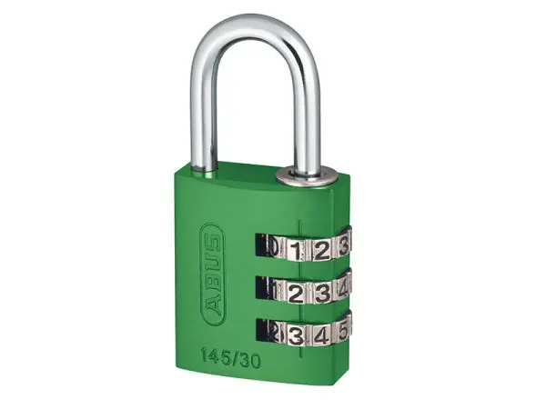 ABUS Cadeado de Combinação em Alumínio 145/30, 30mm, Verde