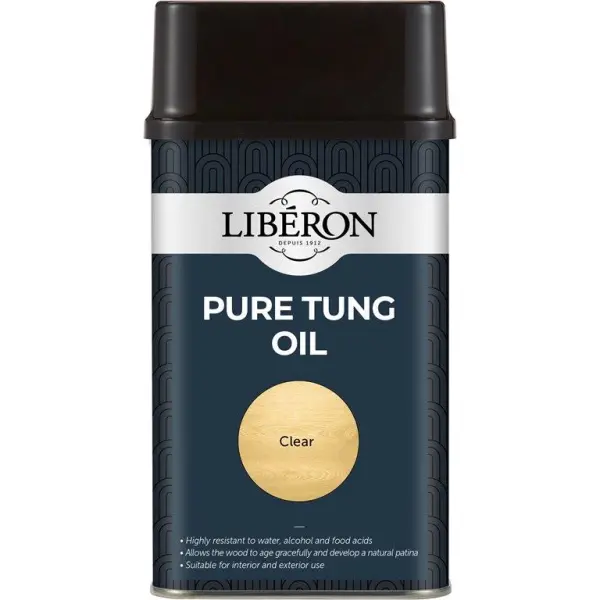 Liberon Pure Tung Λάδι για Φροντιδα Ξύλου, 500ml