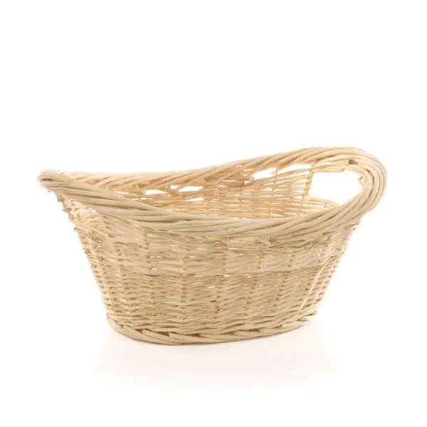 JVL Traditional Willow Wicker Laundry Basket