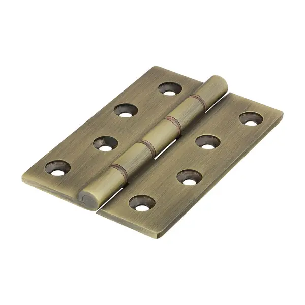 Timco Solid Brass Double Phosphor Bronze Washered Hinges - 102 x 67mm