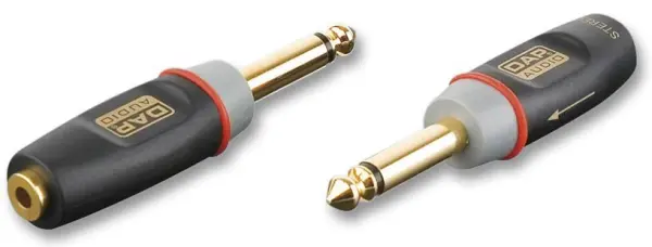 XCALIBER - Adaptor Jak Mono Lelaki 6.35mm (1/4 inci) ke Jak Stereo Wanita 3.5mm