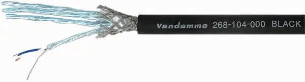 Van Damme Black Series Tour Grade 4-Pair Audio Cable, 28-Core, Per Metre