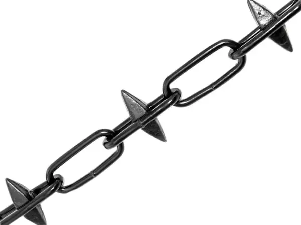 Faithfull שרשרת שיניים, ציפוי שחור, 6 מ