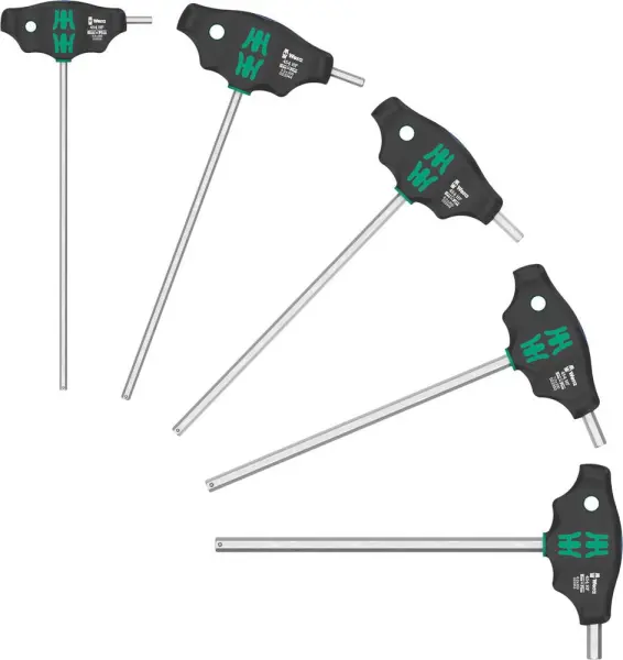 Wera 454/5 HF SHK T‑rukojeťový šroubovák set, Hex‑Plus, 5 ks