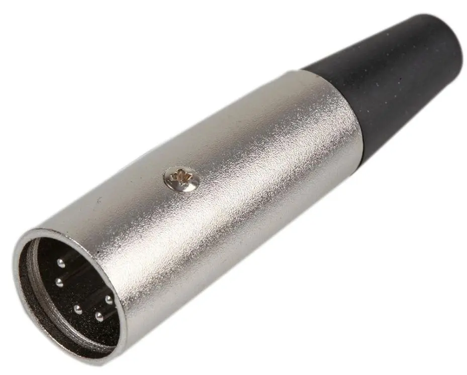 PRO SIGNAL - 5-Pole XLR Plug, Εξωτερικό Κέλυφος Ψευδάργυρου & Επαφές Χαλκού