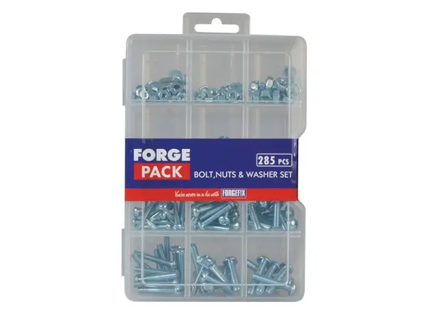 ForgeFix Zeskantbout, Moer & Bussel Set - 285-delige ForgePack