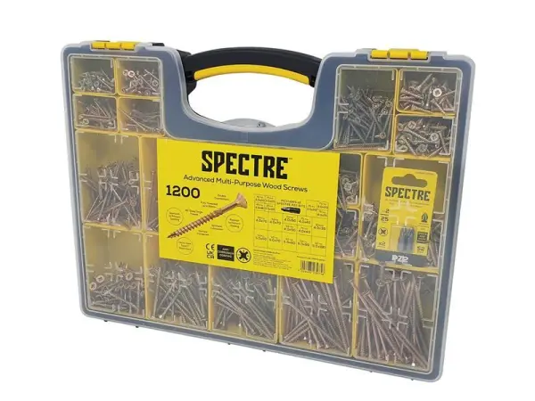 ForgeFix Spectre™ Wood Screw Organiser, 1200-Piece