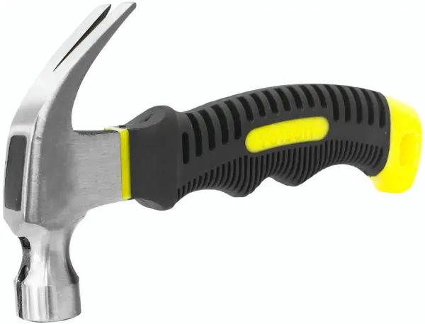 Rolson 8oz Stubby Claw Hammer with Cushion Grip