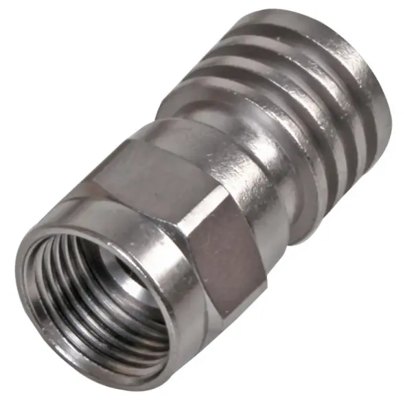 WEBRO 75 Ohm F Type Crimp Connector, WF100 Coaxial