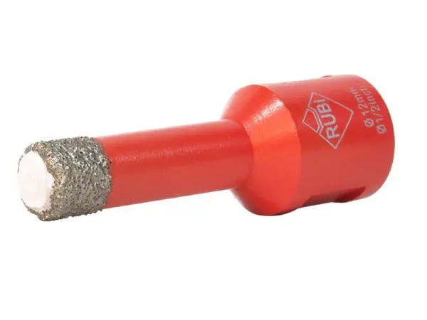 RUBI Trapano a Secco con Punta Diamantata 12mm