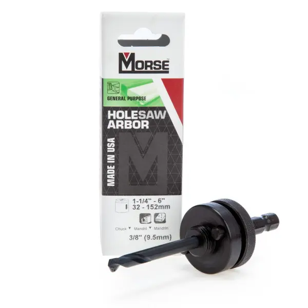 Morse MA35PS 3/8 Ιντσών Έξαγωνο Άξονας για Πριόνια Τρύπας 32-152mm