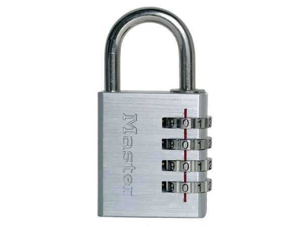 Master Lock Aluminium 4-Digit Combination Padlock, 40mm