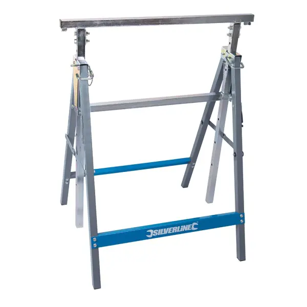 Silverline Heavy Duty Adjustable Trestle, 150kg Capacity