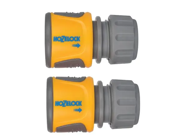 Hozelock 2070 Zachte Slangconnector Twin Pack