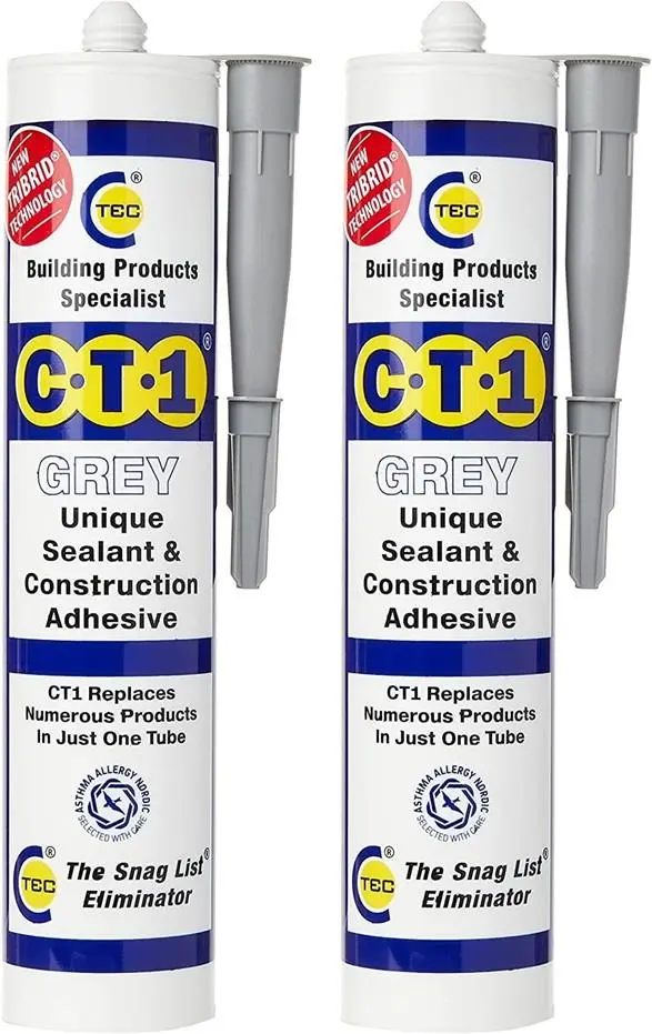 CT1 グレー建築用シーラント＆接着剤 TRIBRIDテクノロジー搭載 310ml