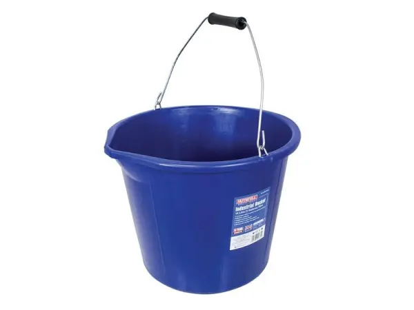 Faithfull Builder's Industrial Bucket 14L Blue
