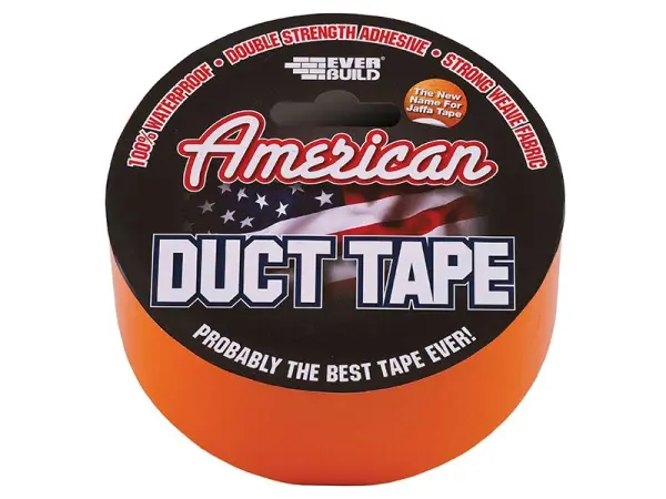Everbuild Sika American Duct Tape, Orange, 50mm x 25m