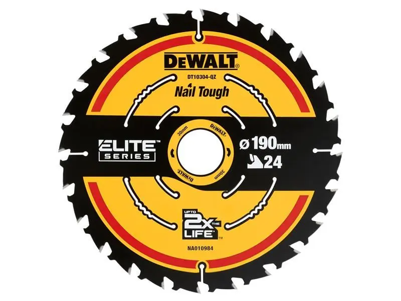 DEWALT ELITE™ Rahmen-Sägeblatt 190 x 30mm x 24Z