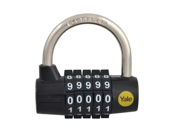 Yale Standard - Cadenas à combinaison sécurisé, Laiton, 48mm