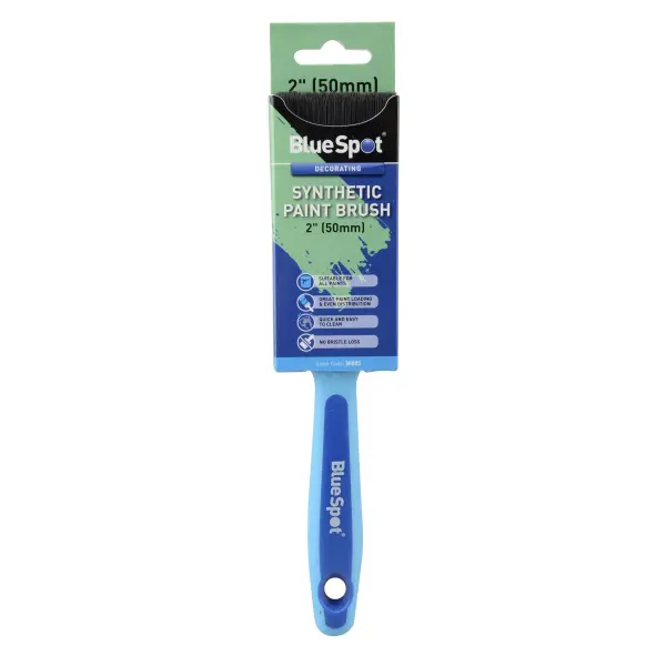 Blue Spot Tools 50mm Synthetic Paint Brush with Soft Grip Handle
