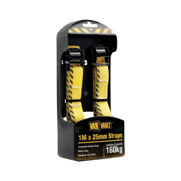 Van Vault Endlos-Riemen 2er Pack - 1m x 25mm