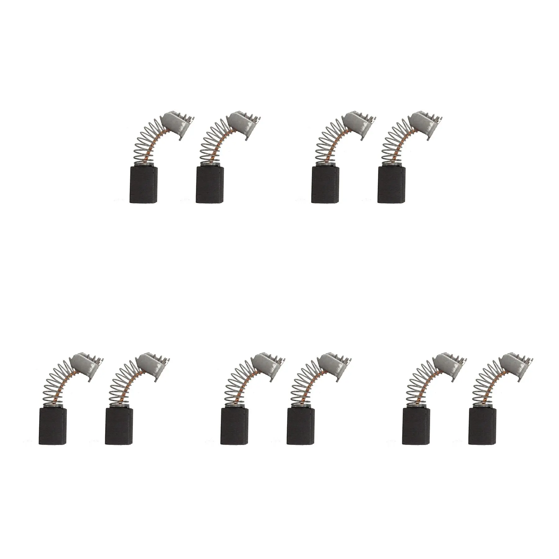 CarbonBr 5 Σετ (10 Βούρτσες Άνθρακα) για Makita CB9 Μίνι Τροχιστήρα-Πριόνι