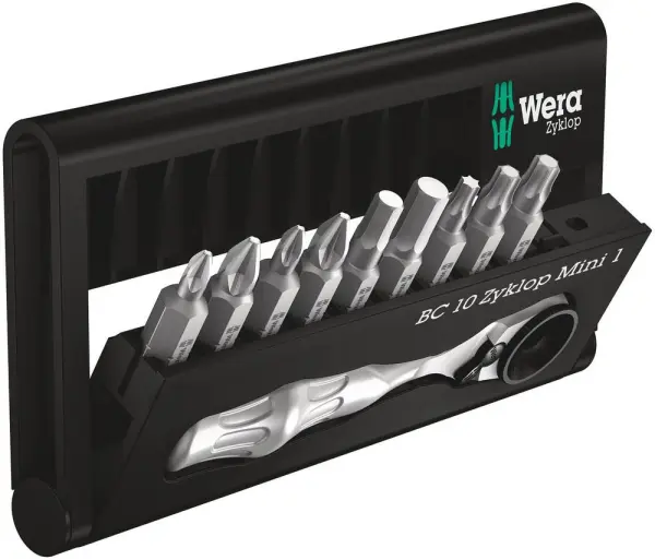 Wera Bit-Check 10 Zyklop Mini 1, 10 pièces