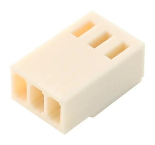 MULTICOMP PRO Crimp Housing, 2.54mm, 3 Way, Beige