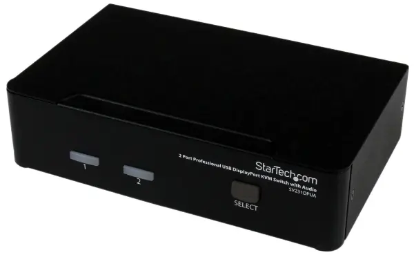 StarTech.com 2 Port DisplayPort KVM Switch USB 2.0 4K