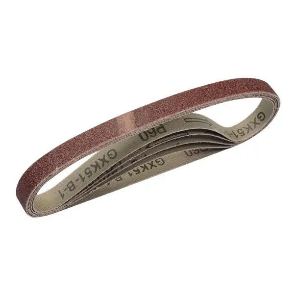 Silverline 13 x 457mm Sanding Belts, Aluminium Oxide, 60 Grit (Pack of 5)