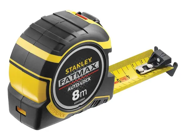 STANLEY® FatMax® Pita Pengukur Poket Autolock 8m (Lebar 32mm) (Metrik Sahaja)